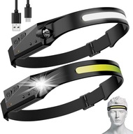 VÝKONNÝ COB LED SNÍMAČ POHYBU SVETLOMETOV USB