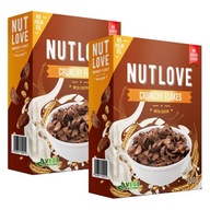 2x ALLNUTRITION NUTLOVE CRUNCHY VLOČKY S KAKAOM 300g FIT VLOČKY SADA