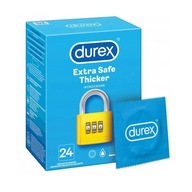 Durex Extra Safe Hrubšie vystužené kondómy 24 ks