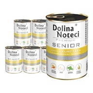 Krmivo pre psov Dolina Noteci Premium Senior kura s mrkvou 12x400g