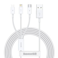 BASEUS SUPERIOR 3V1 USB KÁBEL - LIGHTNING / USB TY