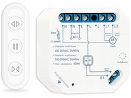 Ovládač nástenných roliet + diaľkové ovládanie TUYA WiFi