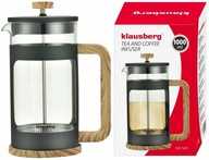 PISTON VAROVAČ NA KÁVU A ČAJ 1000ml Džbán French Press KLAUSBERG