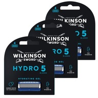 Náplne na holenie Wilkinson Hydro 5 Hydrating Gel/Regular 12 ks