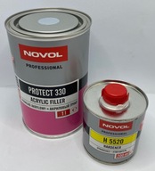 NOVOL PROTECT 330 Akrylátový plnič 1L SIVÁ + OHRIEV