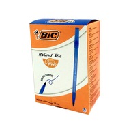 KANCELÁRSKE PERO BIC ROUND STIC BLUE 60 ks