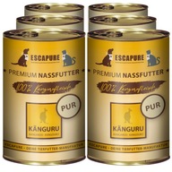 Escapure Kanguru Pur mokré krmivo s klokankou 6x 400g