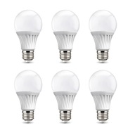 Sada 6x prémiových LED žiaroviek GS E27 15W, neutrálna biela