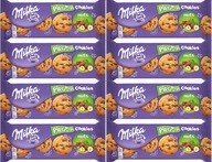 Čokoládové sušienky Milka Pieguski Čoko oriešky lieskové 120g x8