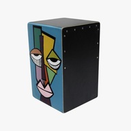 KG - Cajon BSP FS - Picasso Blue Painted