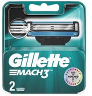 Náhradné čepele Gillette Mach3 pre žiletku, 2 kusy