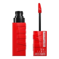 MAYBELLINE TEKUTÉ LIPSTICK SUPERSTAY VINYL INK 25 RED-HOT