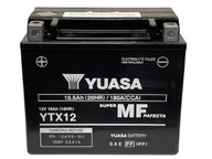 Batéria 10Ah/180A L+ YUASA YTX12-BS SUZUKI GSX