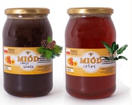 Medová sada 2x 1KG - Medovica ihličnatá a lesná