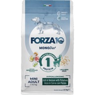 Forza10 Mono Diet pre dospelých mini zverina so zemiakmi - Jeleń 1,5 kg