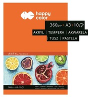 Akrylový blok A3 10k 360g Happy Color Watercolor