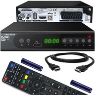 DVBT 2 HEVC tuner dekodér, pozemná televízia, HDMI SCART + DIAĽKOVÝ OVLÁDAČ