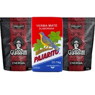 Yerba Mate PAJARITO 1kg + GUARANI ENERGY 1kg = 2kg