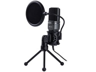 KONDENZÁTOROVÝ MIKROFÓN POP FILTER YOUTUBE STREAM