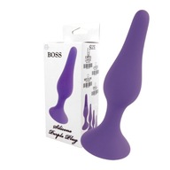 Purpurový análny kolík 11cm série Medium Boss