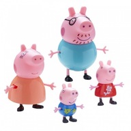 Rodinné figúrky Peppa Pig Mama Otec Georg 0666