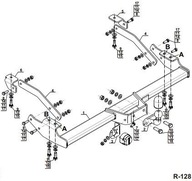 R-128 STEINHOF DRŽIAK HÁK OPEL VIVARO 14-, REN