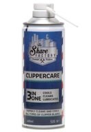 Aerosólový sprej na holiace strojčeky CLIPERCARE 3v1 na holenie Factory 400 ml