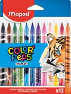 Maped Colorpeps markery zvieratiek 12 kusov 845403