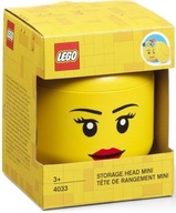 LEGO GIRL'S HEAD KONTAJNER MINI HLAVA 11,5 cm