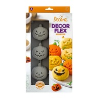 Silikónová forma na cupcakes Decora - Tekvice, 6 ks