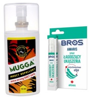 MUGGA STRONG 50% DEET proti KOMÁROM + BROS AMARIS 8ml