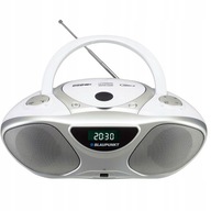 BLAUPUNKT BB14WH BOOMBOX CD MP3 FM USB HODINY