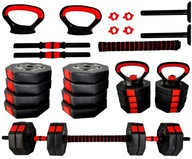 SET NASTAVITEĽNÝCH činiek, kettlebell činka 20 kg