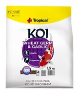 TROPICAL Koi Wheat Germ Garlic granule veľkosť M 1,5kg