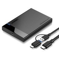 Externý kryt pre HDD/SSD 2,5" UGREEN US221, SATA, USB 3.0 + US