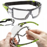 Ochranné pracovné okuliare 2v1 Ochranné okuliare proti striekaniu UV LOTZEN HOEGERT