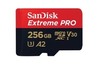 Extreme Pro microSDXC karta 256GB 200/140 MB/s A2
