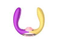 VIBRATOR SEX MASSAGER 3v1 nasávanie klitorisu