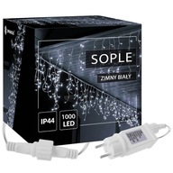 SOPLE 1000 LED VONKAJŠIE LAMPY 45M HRUBÝ ZÁBLOKOVÝ ZÁSLOVENSKÝ SVETELNÝ VENCION