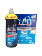 Finish tablety do umývačky riadu 125 ks PRO + leštidlo 800 ml SET