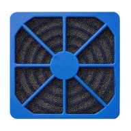 Kryt na 80mm ventilátor s filtrom - modrý