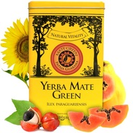 Yerba Mate zelená papája guarana 0,5 kg Yerber plechovka Yerba nádoba 500 g