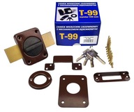 SURFACE LOCK, TYTAN T99 H PLUS GERDA BRONZE LOCK, 4 Keys