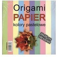 ORIGAMI PAPIER 20X20CM PASTELY