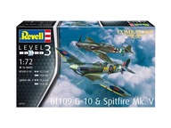 Lietadlo 1:72 Me BF-109G-10 a Spitfire Mk.V