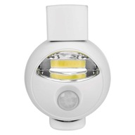 3W COB LED nočná lampa, napájanie 3×AA batérie, 90lm, PIR senzor, biela EMOS