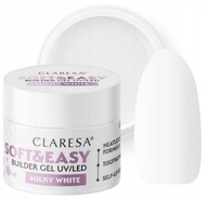 CLARESA SOFT&EASY UV/LED GEL BUILDING 45g MILKY WHITE EVEN