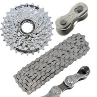 Kazeta Shimano Alivio CS-HG51 8-rýchlostná 11-30 MTB + reťaz CN-HG40 + klip