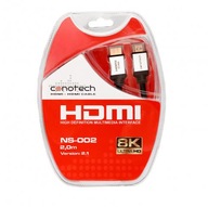 HDMI KÁBEL NS-002 2.1 VYSOKÁ RÝCHLOSŤ 8K+ Ethernet 2m