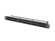 Patch panel Lanberg PPU5-1048-B 48 port 1U kat.5e čierny